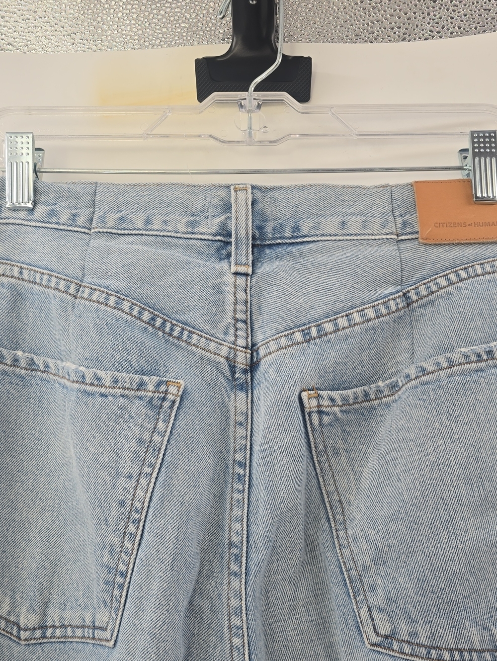 Citizens Of Humanity Light Blue High-Rise Barrel Cropped Jeans - Picture 11 of 16